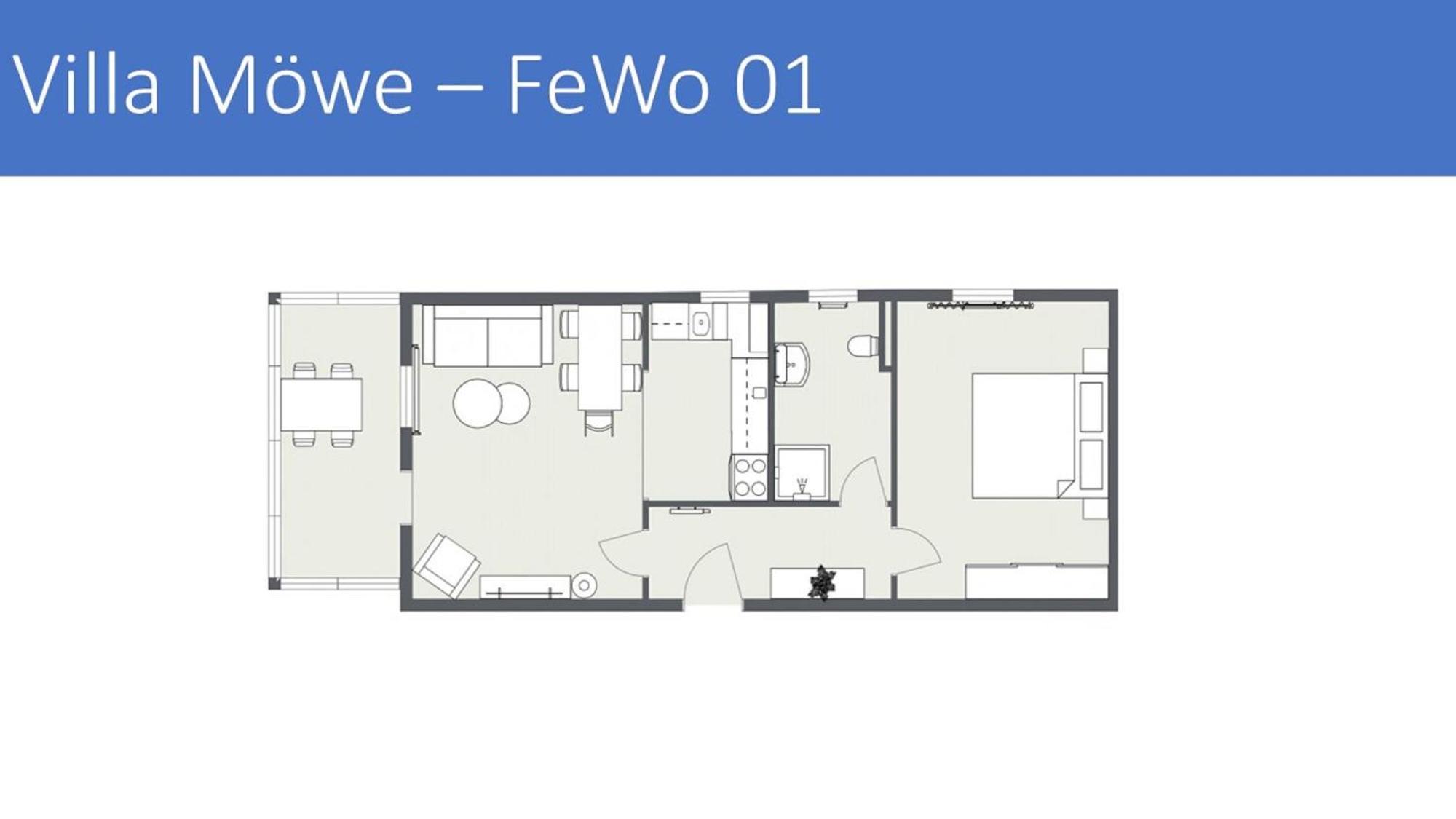 Villa Möwe Ferienwohnung Nr 01 Goehren  Exterior foto